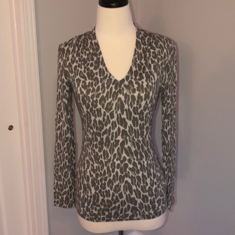 Banana Republic Cheetah Blouse
